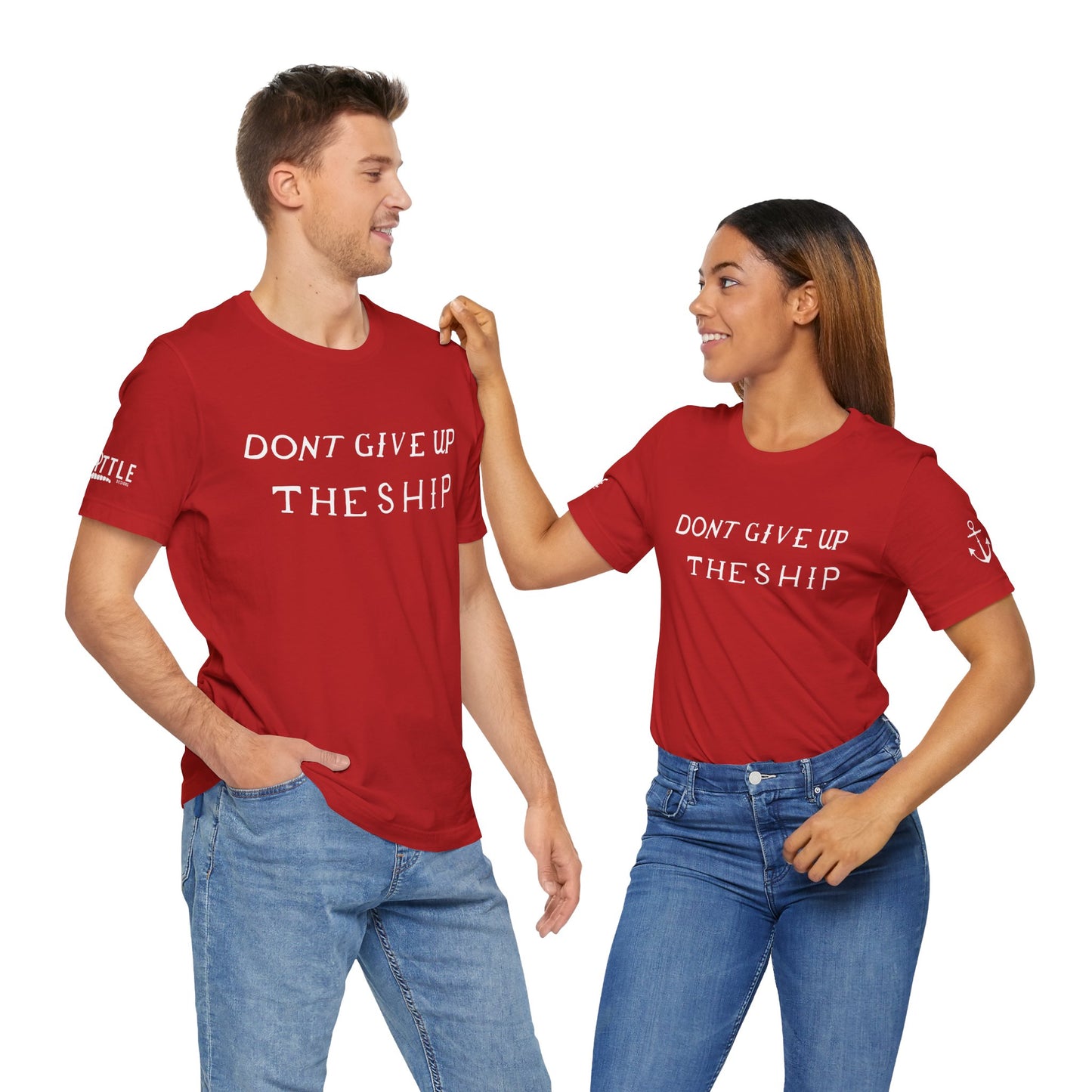 Don't Give Up the Ship Unisex Jersey Short Sleeve Tee