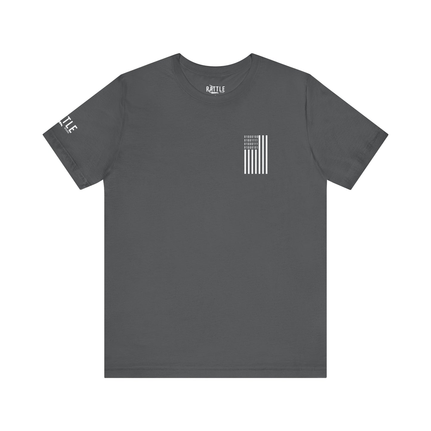 DOGE in Binary Flag Unisex Jersey Short Sleeve Tee