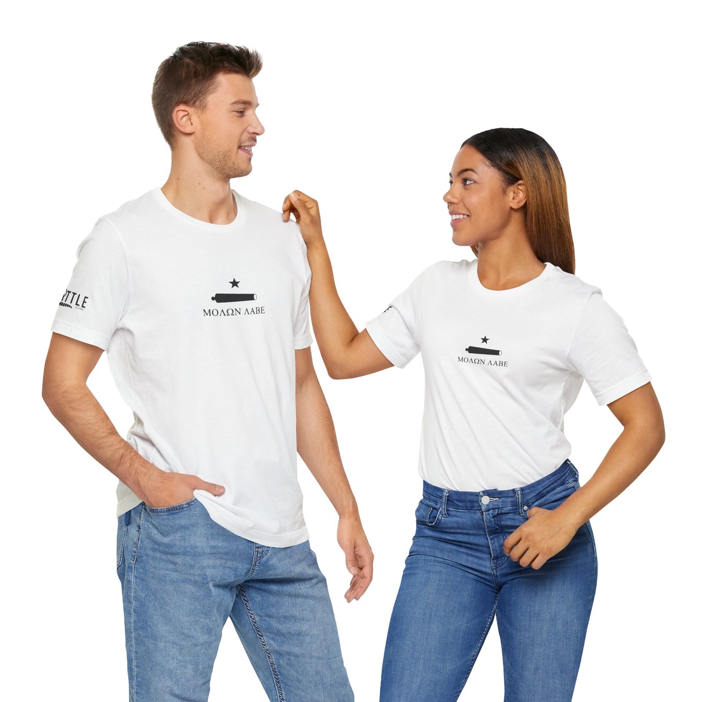 Canon and Star Molon Labe Minimalist Unisex Jersey Short Sleeve Tee