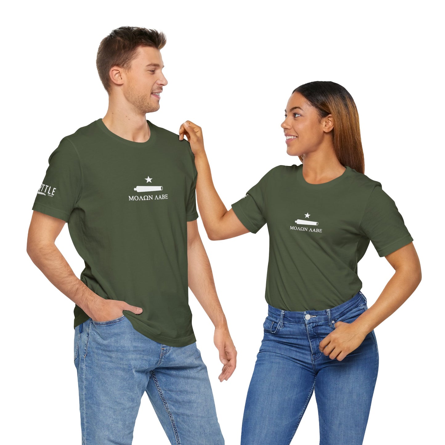 Canon and Star Molon Labe Minimalist Unisex Jersey Short Sleeve Tee