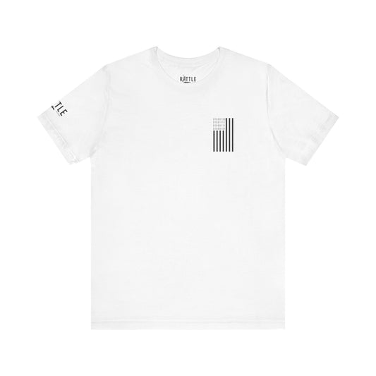 DOGE in Binary Flag Unisex Jersey Short Sleeve Tee