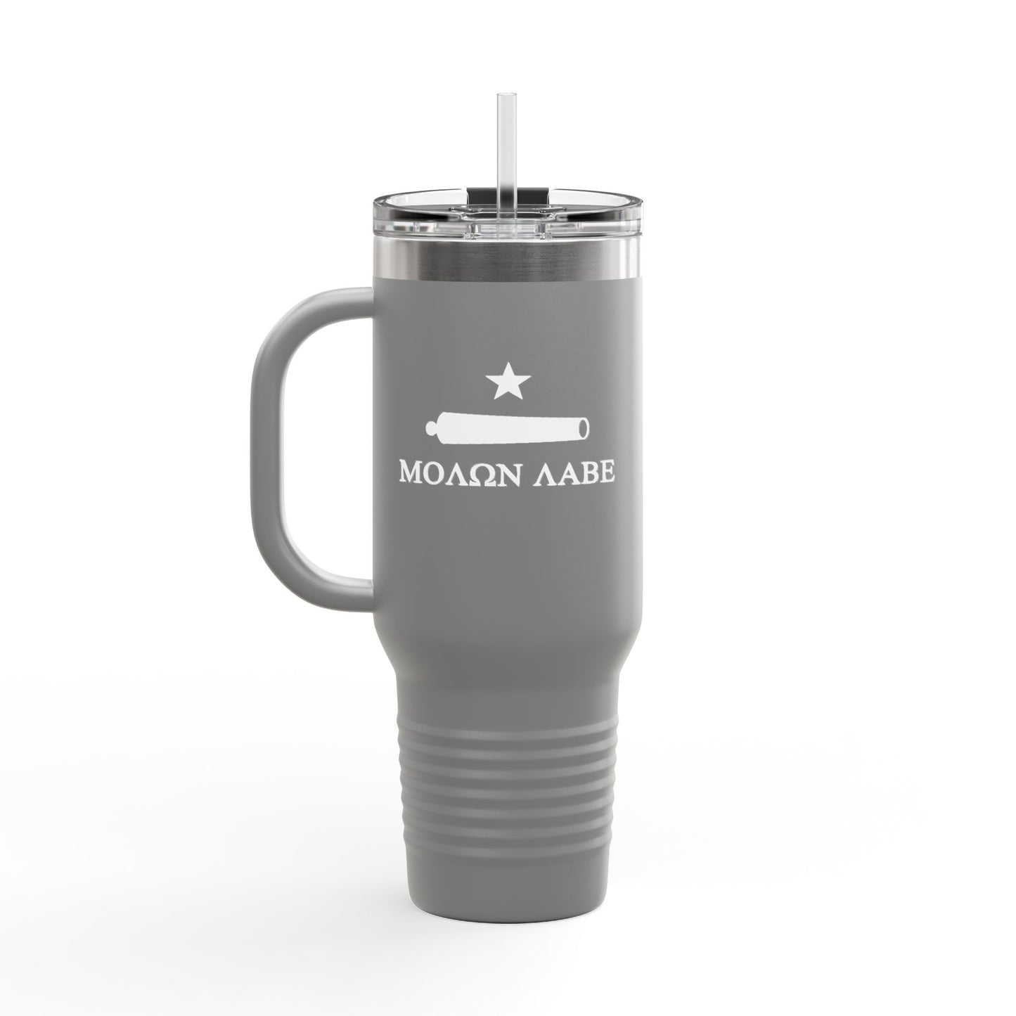 Canon and Star Molon Labe 40oz Insulated Travel Mug