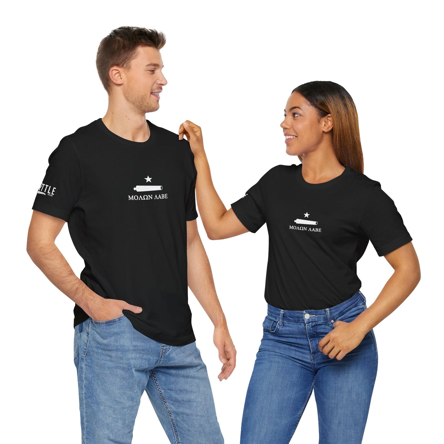 Canon and Star Molon Labe Minimalist Unisex Jersey Short Sleeve Tee