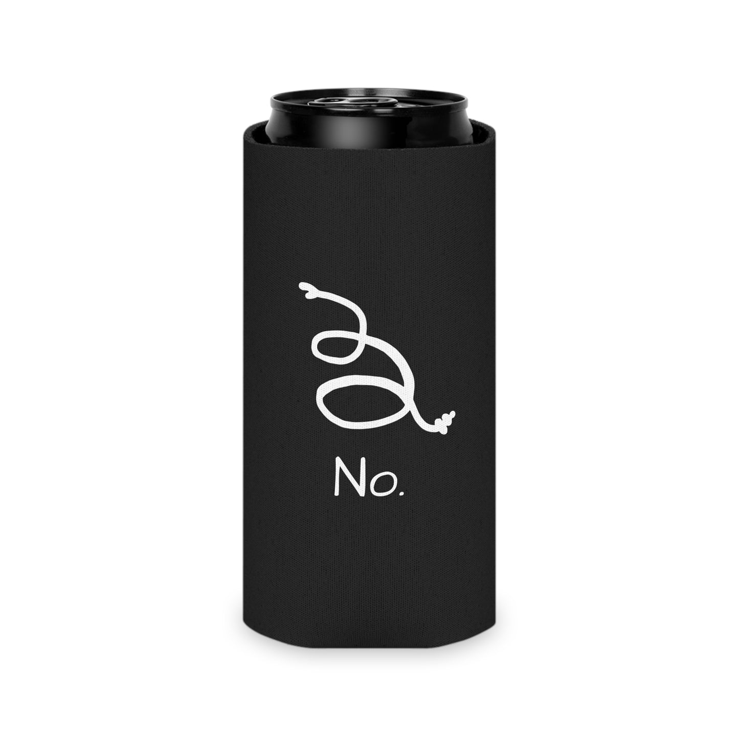 Minimalist Don't Tread On Me Can Cooler (Regular and Slim)