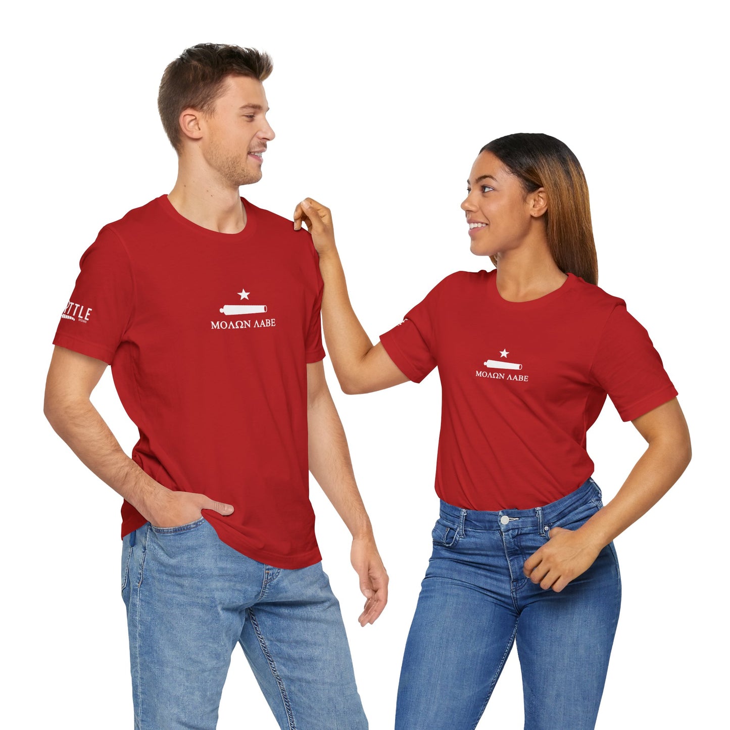 Canon and Star Molon Labe Minimalist Unisex Jersey Short Sleeve Tee
