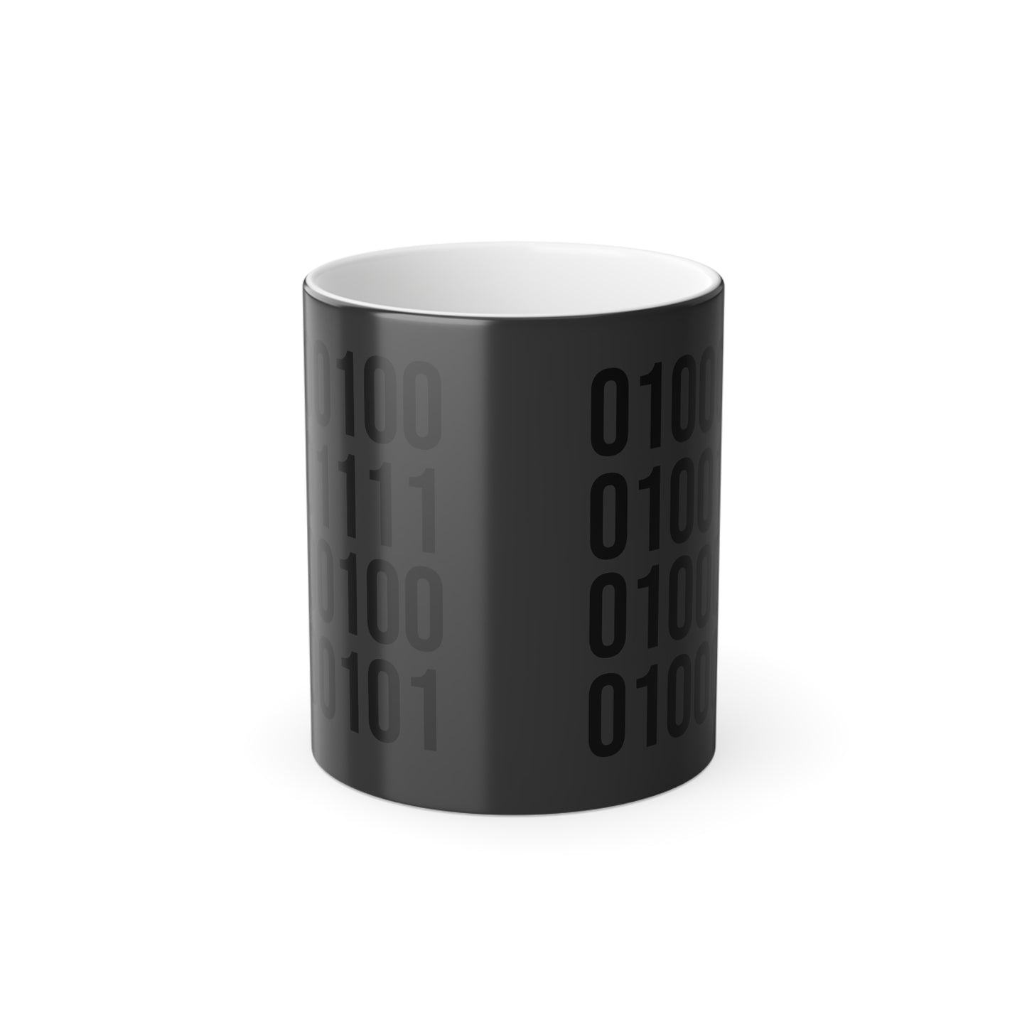 DOGE in Binary Code, Color Morphing Mug, 11oz