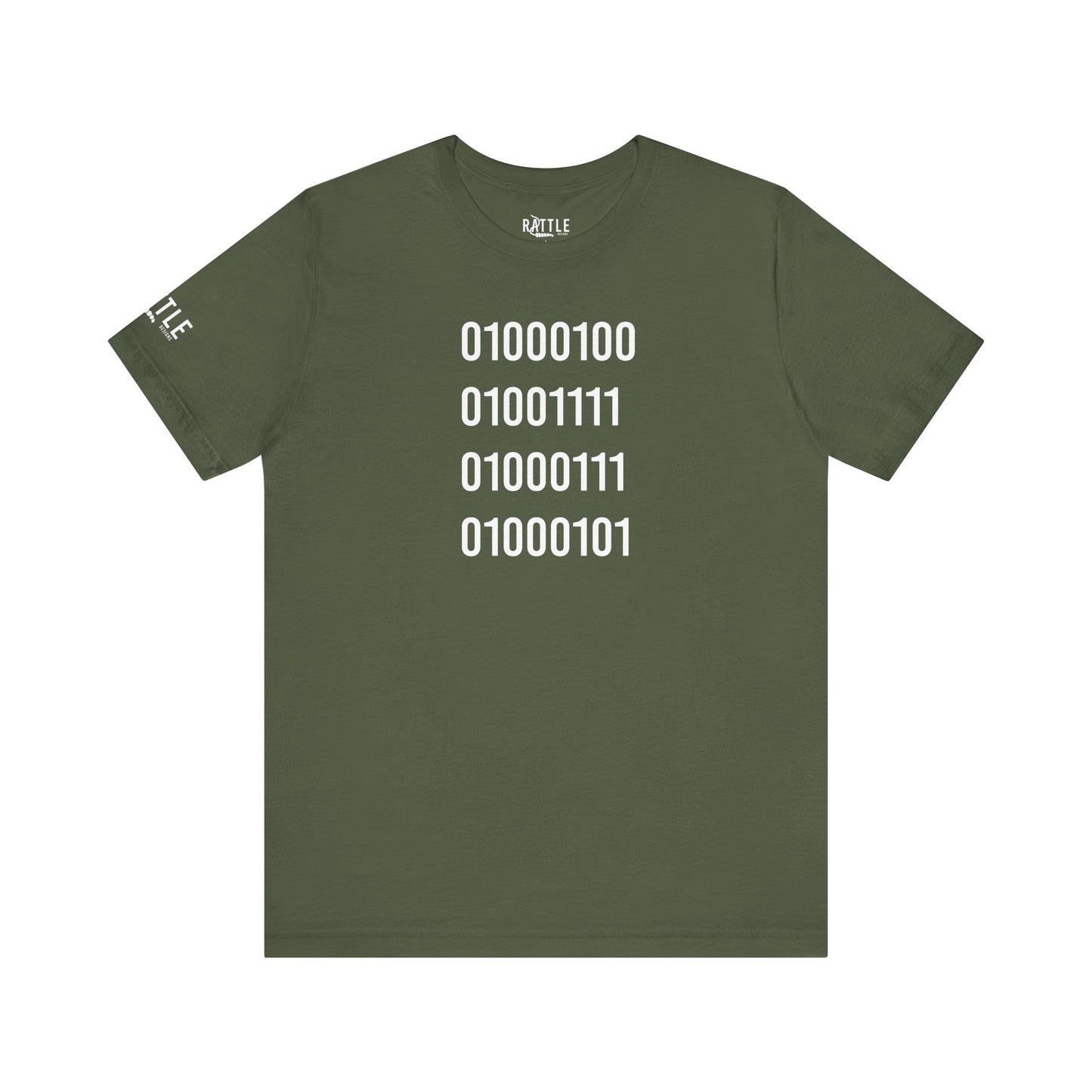 DOGE in Binary Unisex Jersey Short Sleeve Tee