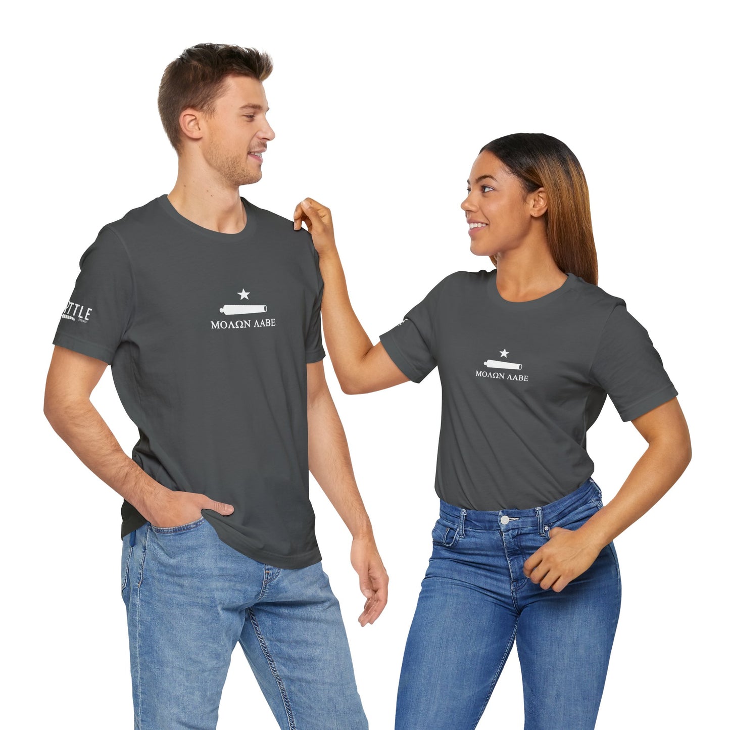 Canon and Star Molon Labe Minimalist Unisex Jersey Short Sleeve Tee