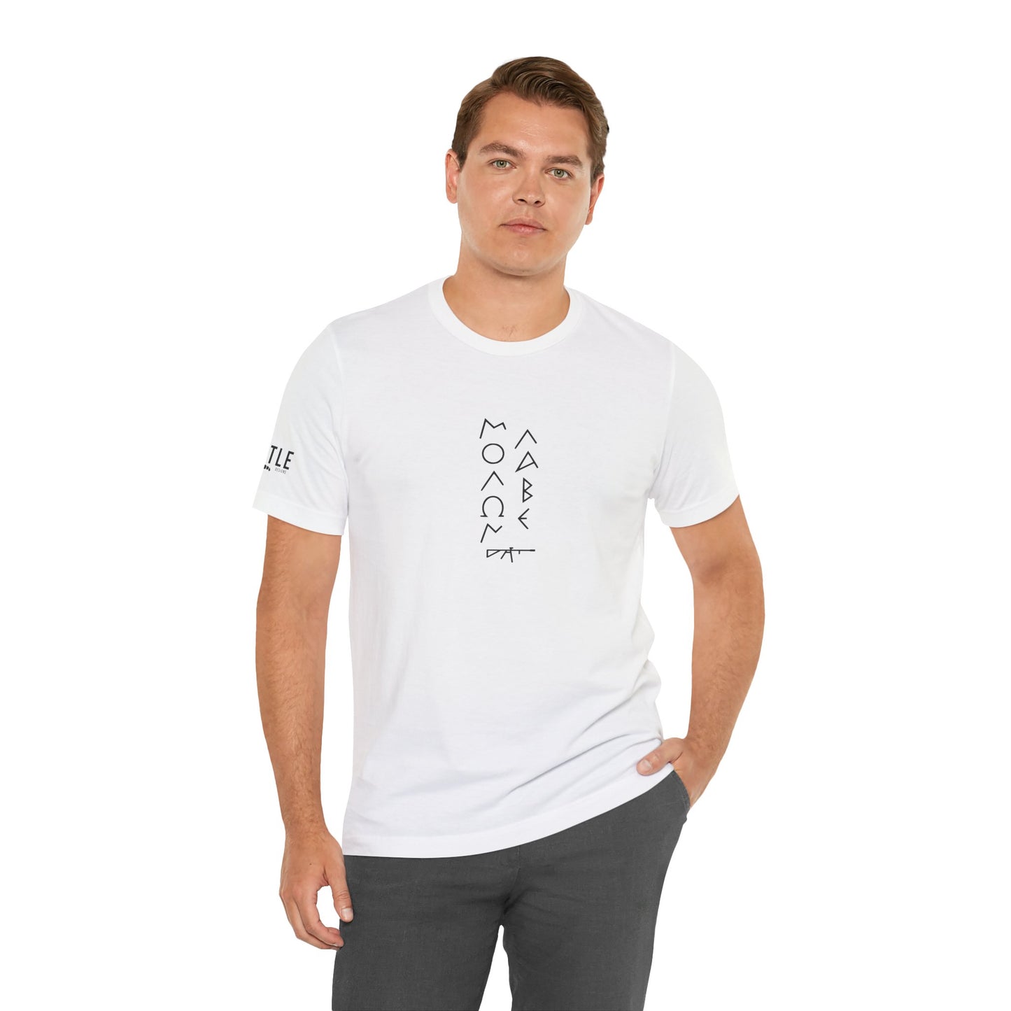 Molon Labe Minimalist Unisex Jersey Short Sleeve Tee