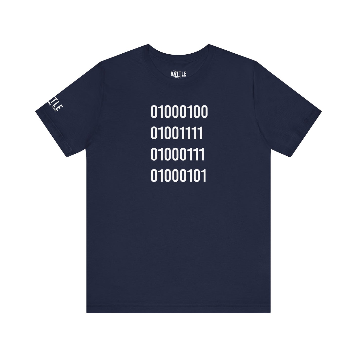 DOGE in Binary Unisex Jersey Short Sleeve Tee