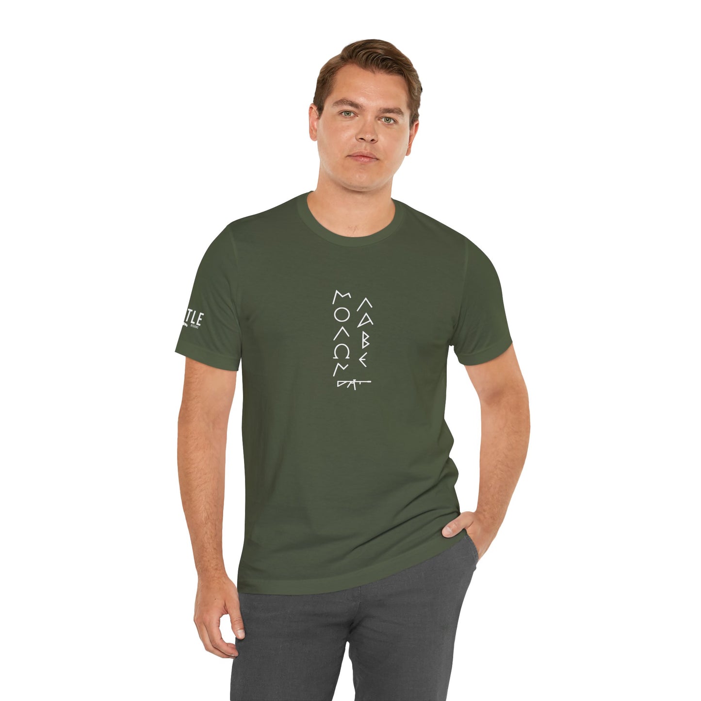 Molon Labe Minimalist Unisex Jersey Short Sleeve Tee