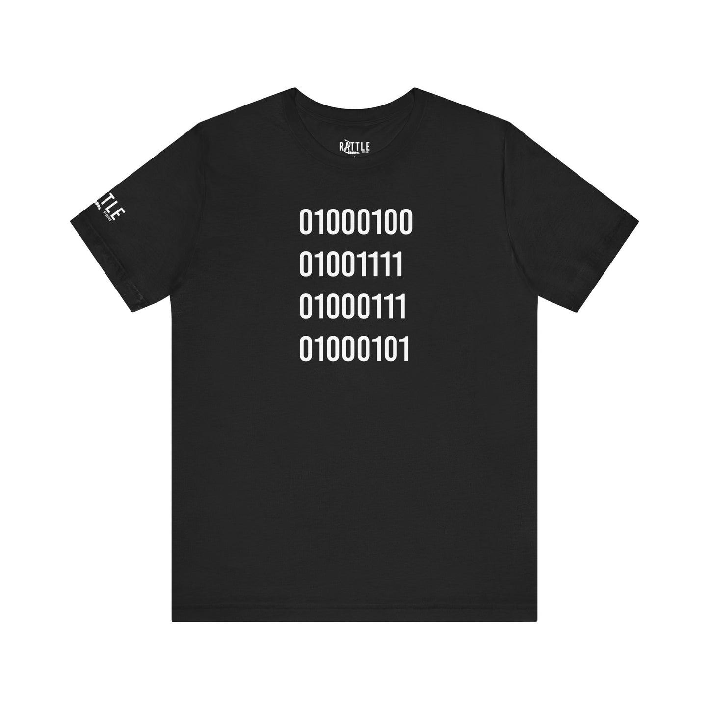 DOGE in Binary Unisex Jersey Short Sleeve Tee