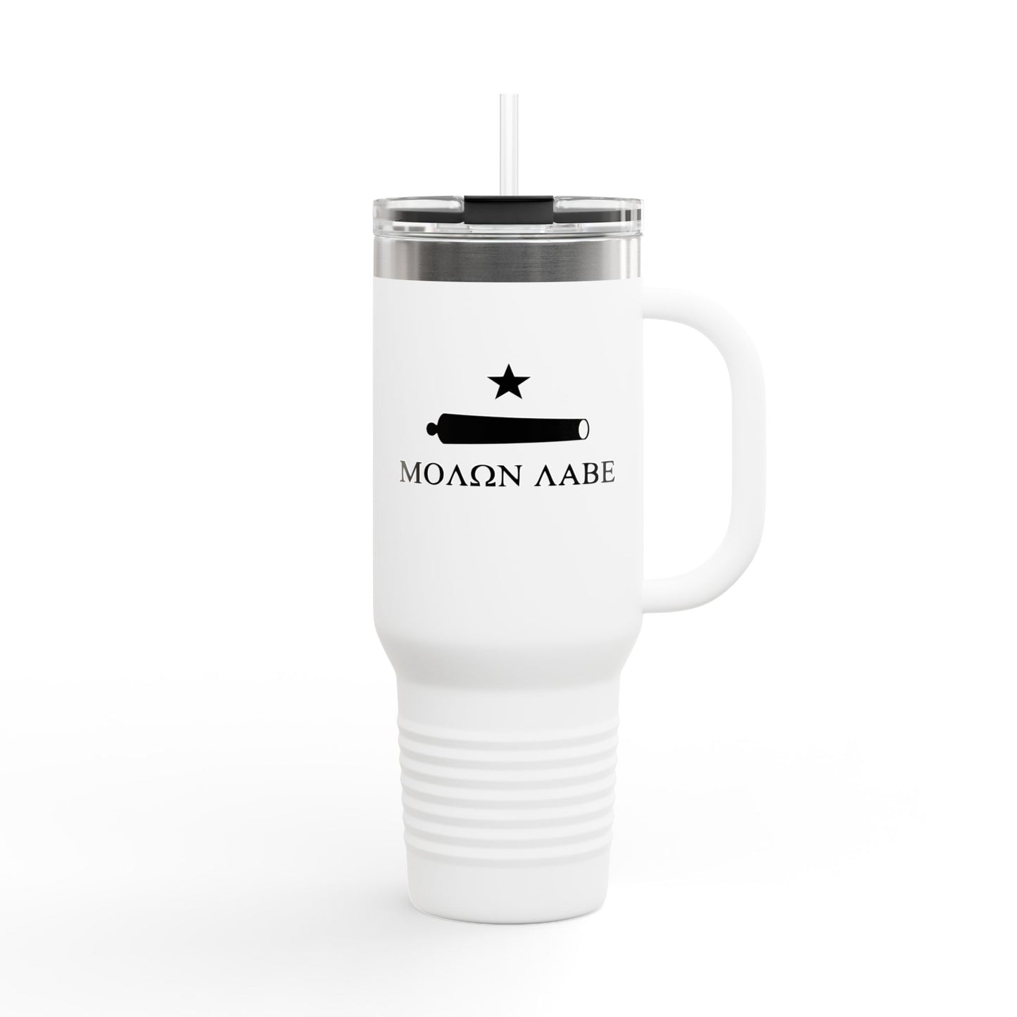 Canon and Star Molon Labe 40oz Insulated Travel Mug