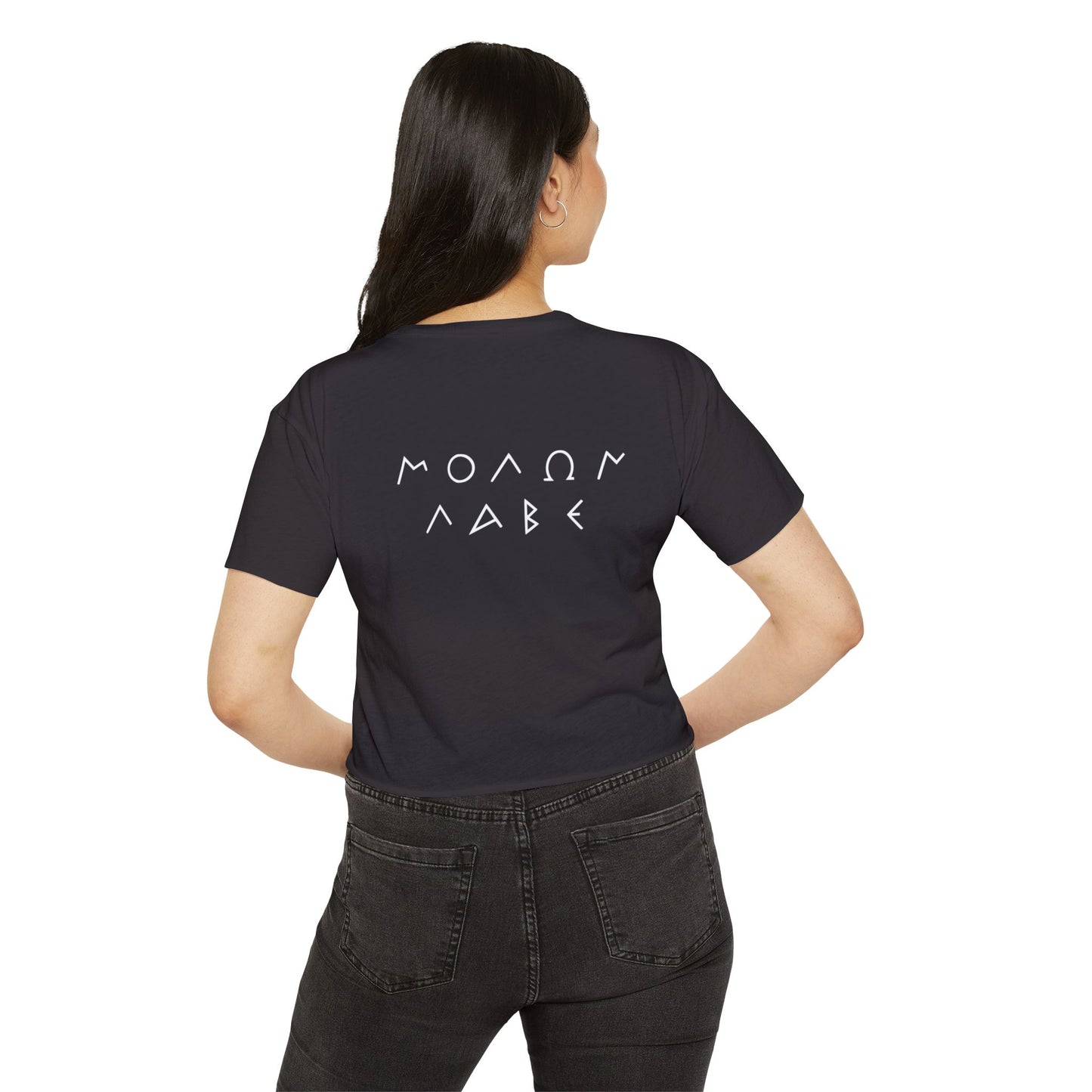 Molon Labe Women's Crop Top