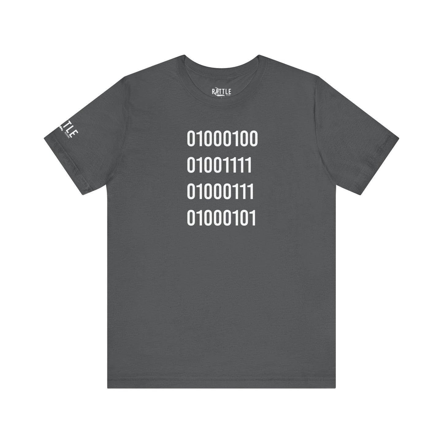 DOGE in Binary Unisex Jersey Short Sleeve Tee