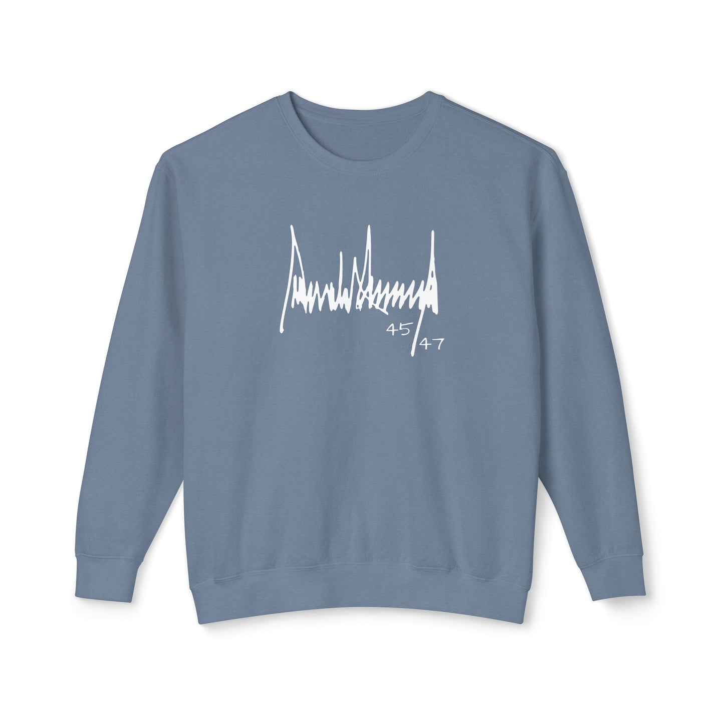 President Trump Signature Unisex Lightweight Crewneck Sweatshirt