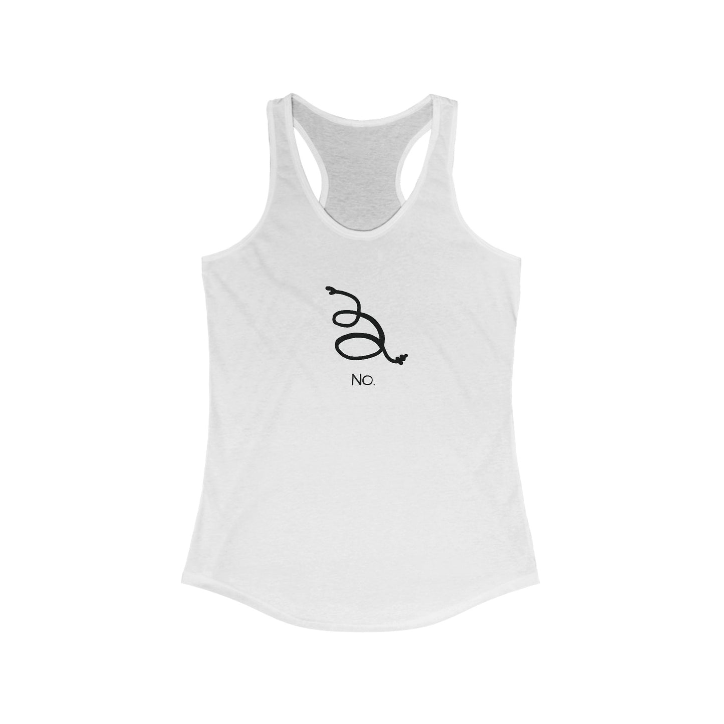 Minimalist Don't Tread on Me Women's Ideal Racerback Tank