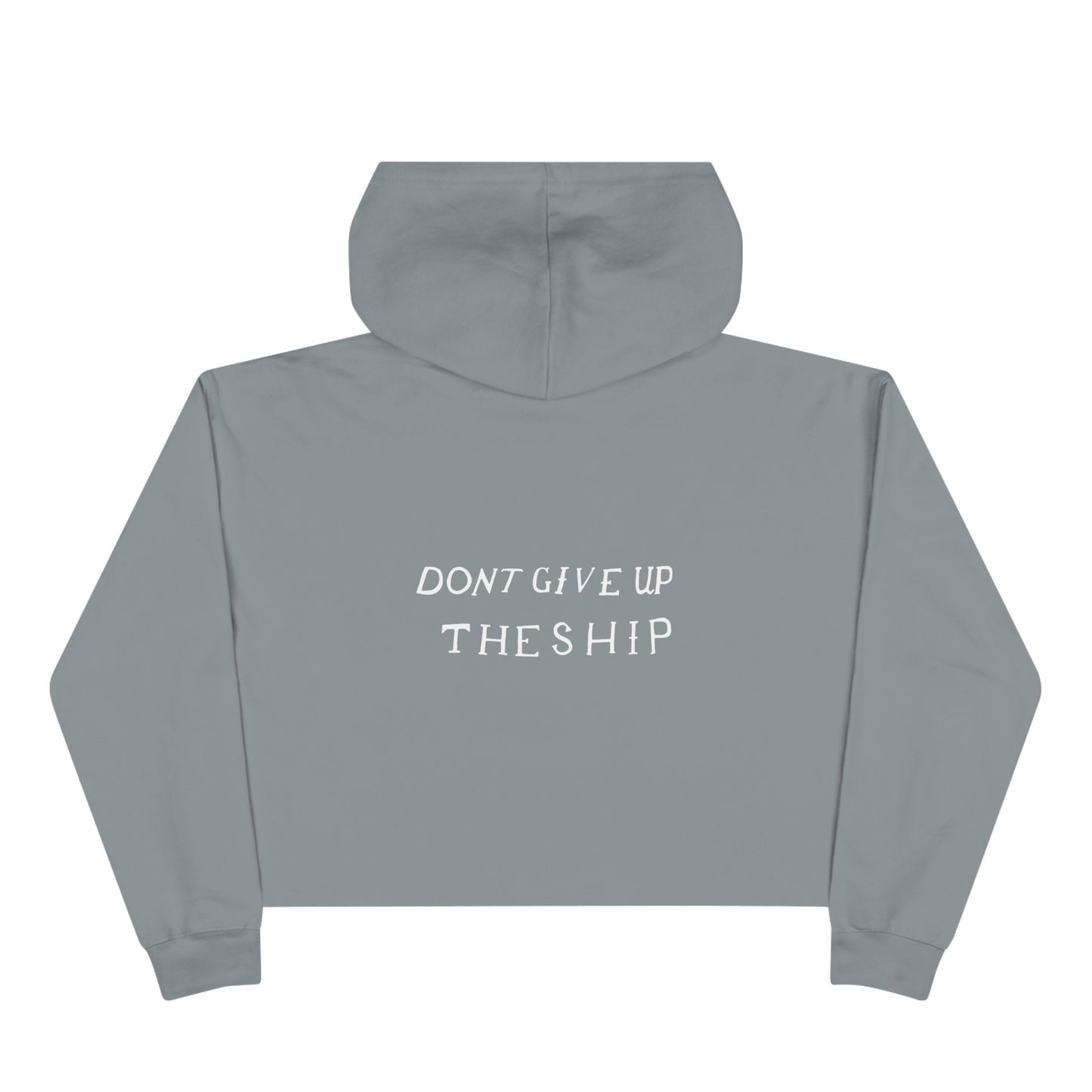 Don't Give Up the Ship Women's Crop Hoodie