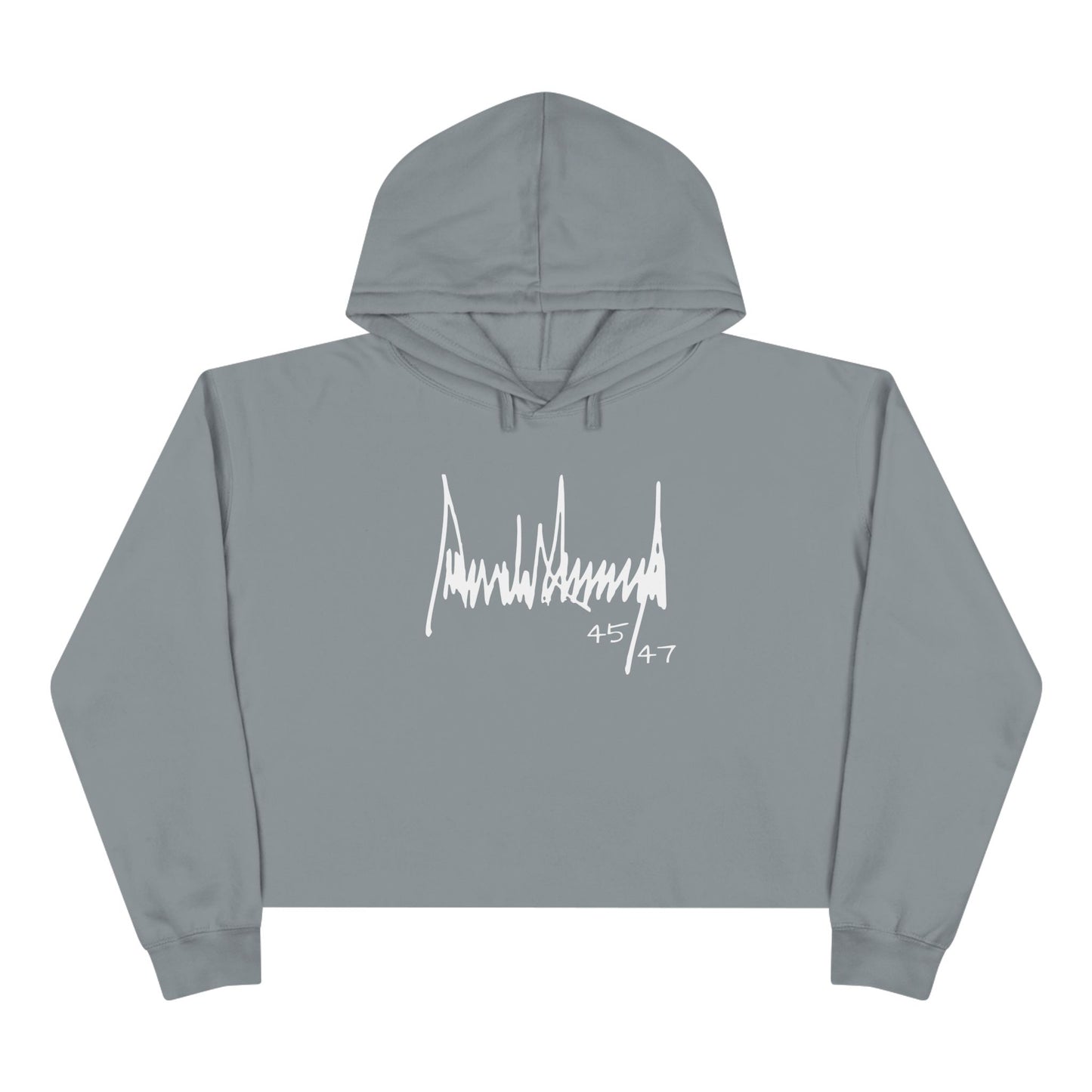 President Trump Signature Women's Crop Hoodie