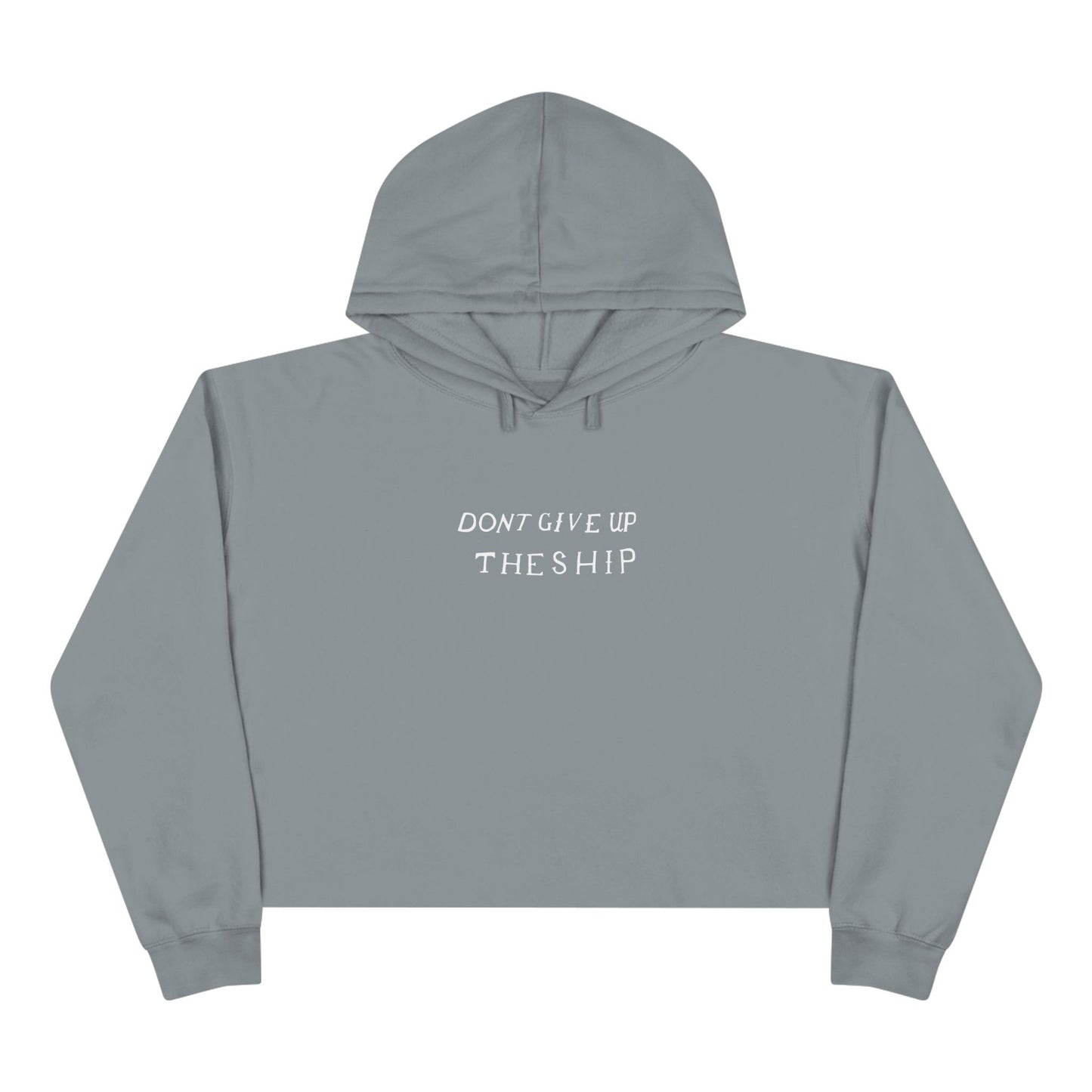 Don't Give Up the Ship Women's Crop Hoodie