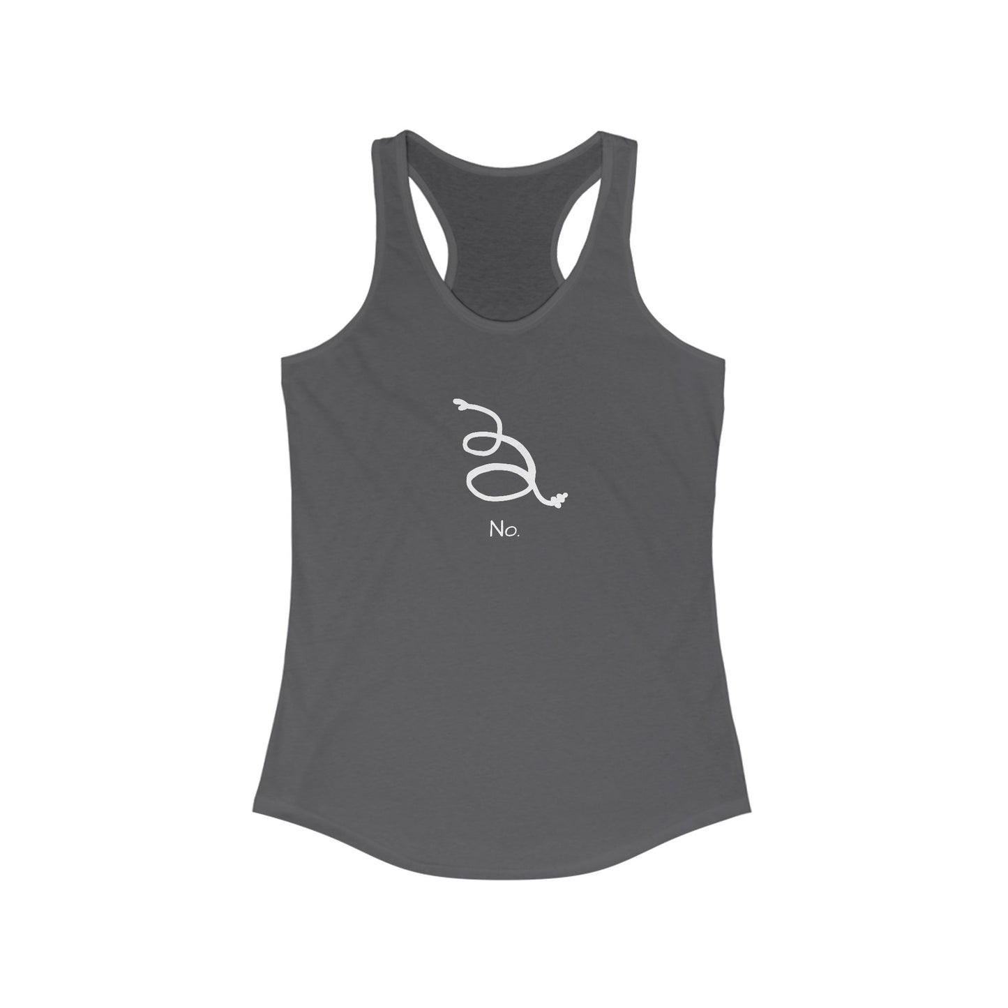 Minimalist Don't Tread on Me Women's Ideal Racerback Tank