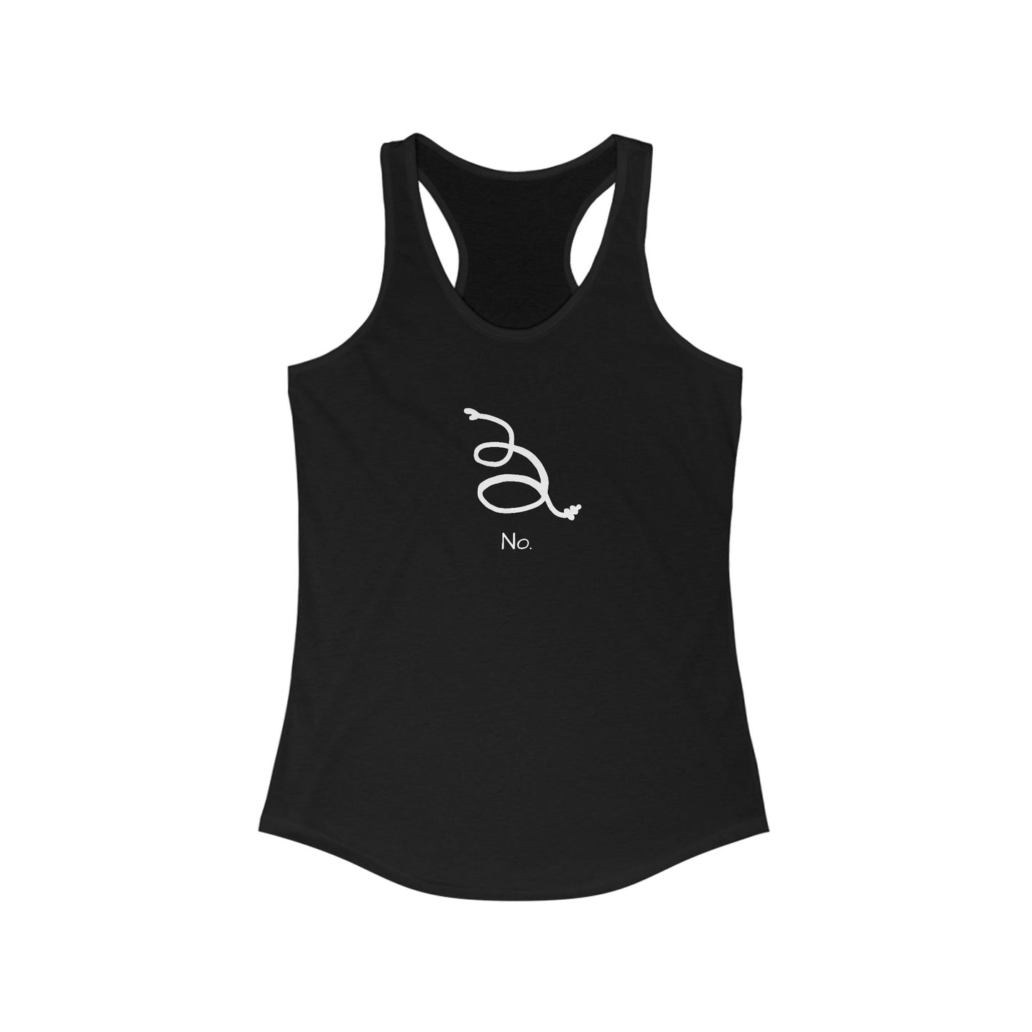 Minimalist Don't Tread on Me Women's Ideal Racerback Tank