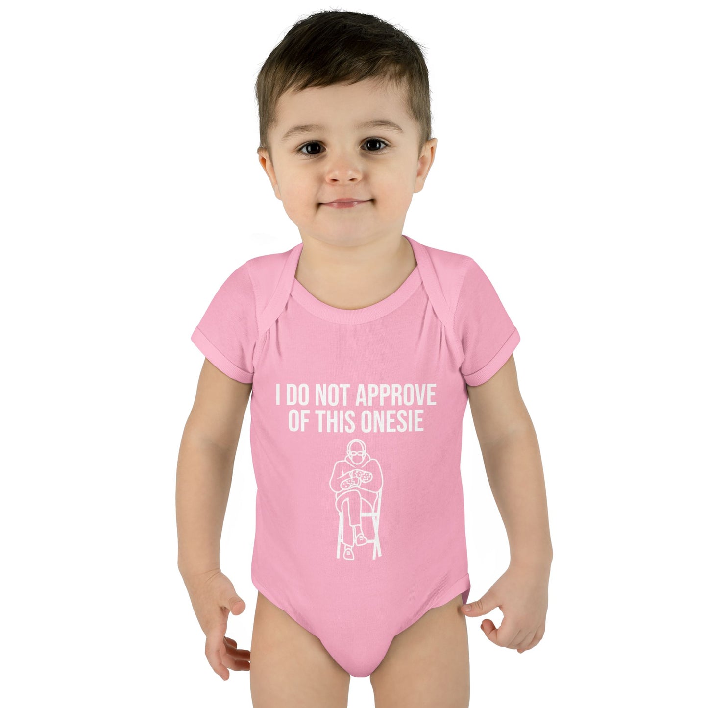 Bernie Onesie Humor Baby and Infant Onesie