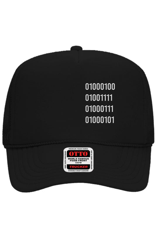 DOGE in Binary Otto 5 Panel Trucker Hat