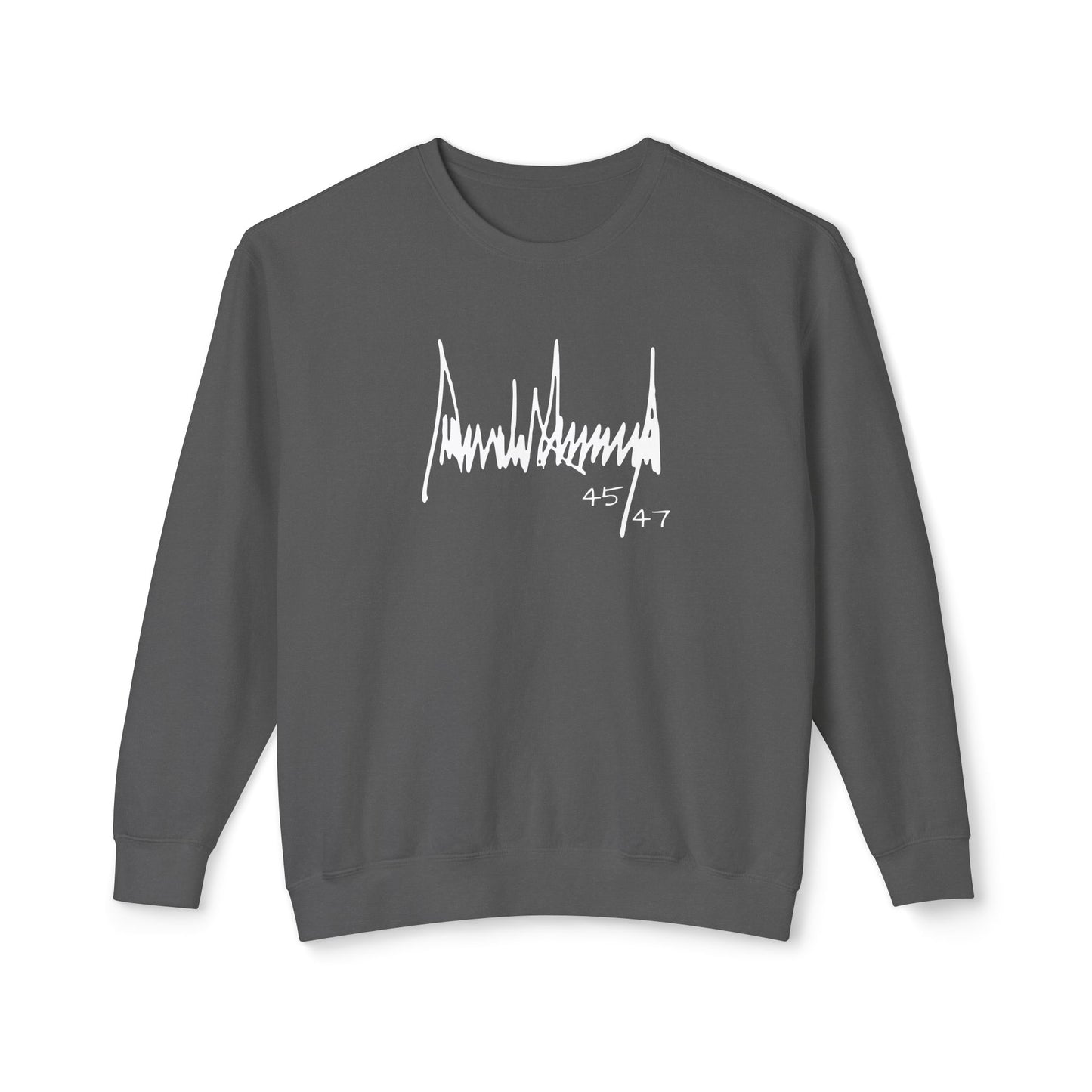 President Trump Signature Unisex Lightweight Crewneck Sweatshirt